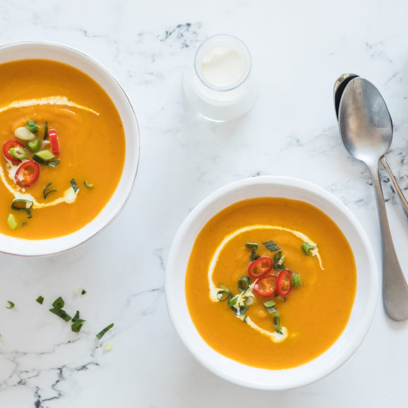 Photo de Potage de Miljuschka à la patate douce et aux carottes prise par WW