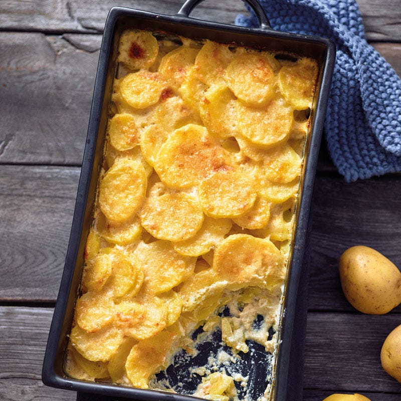 Klassisches Kartoffelgratin