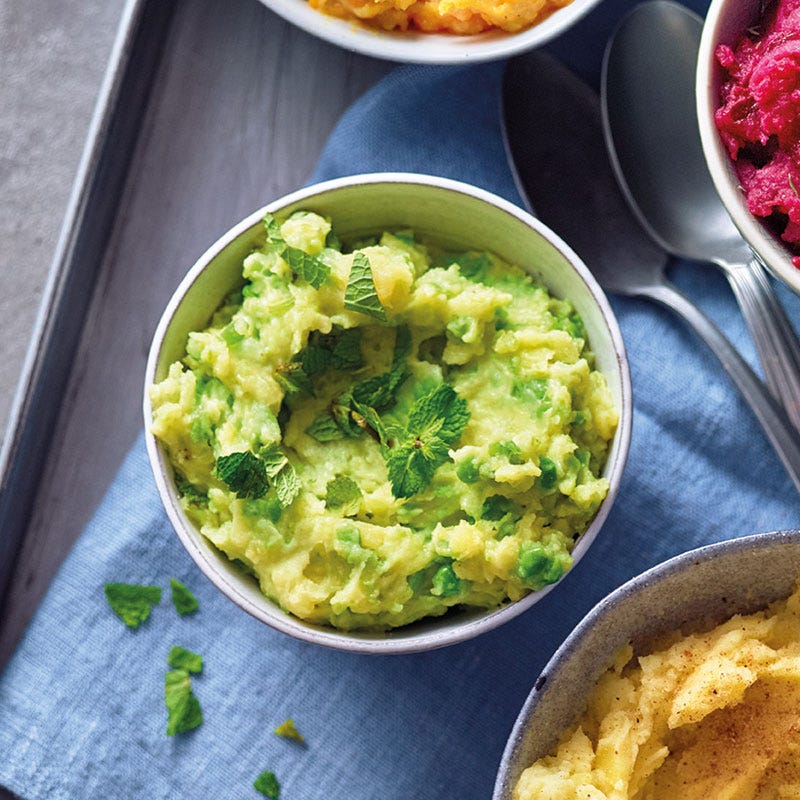 Kartoffel-Erbsen-Stampf