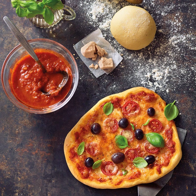 Selbstgemachter Pizzateig