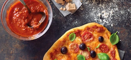 Selbstgemachter Pizzateig