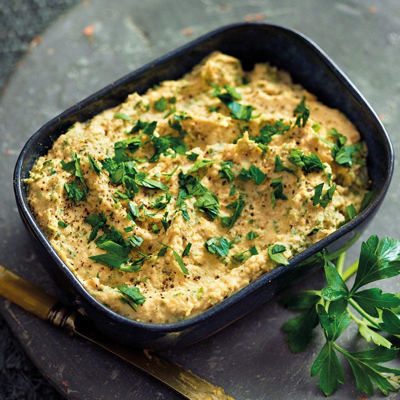 Hummus mit Petersilie