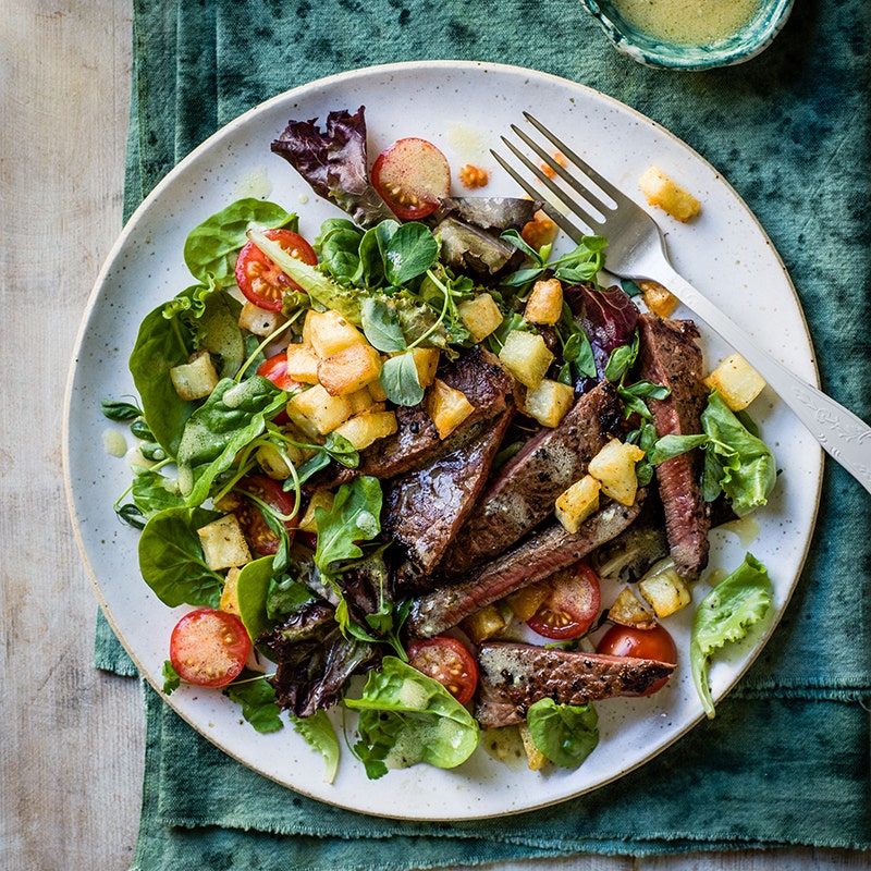 ViktVäktarna - Biffsallad med potatis och senapsdressing