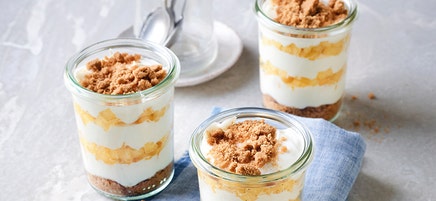 Appel met speculaascrème