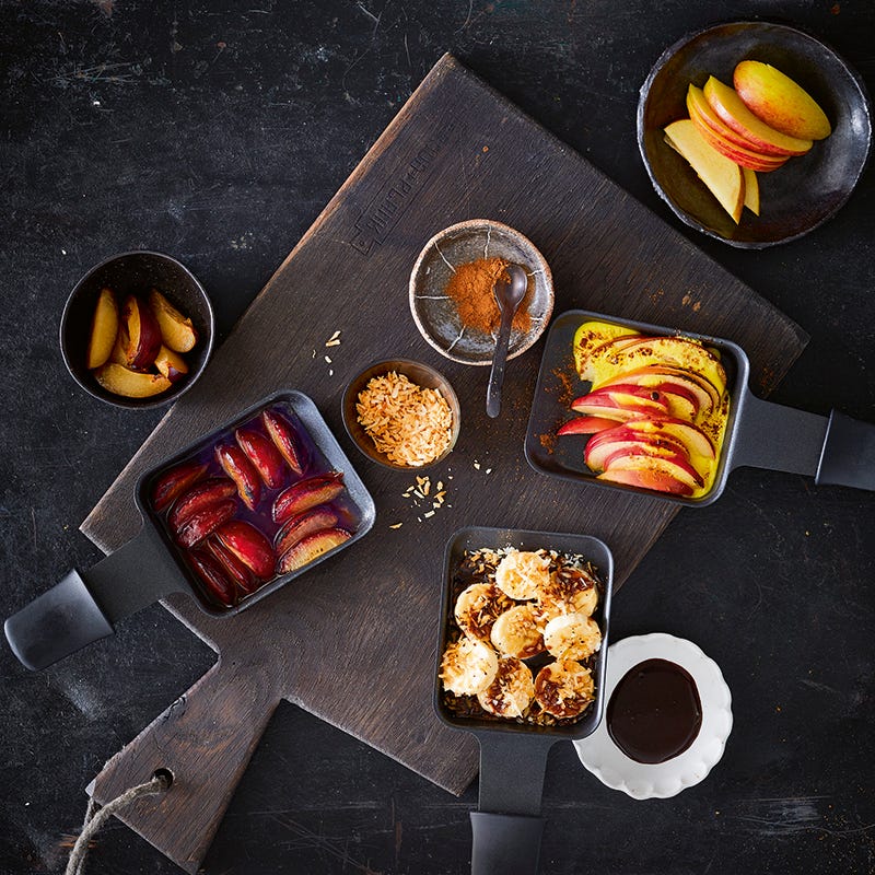 Photo de Raclette de banane et de chocolat prise par WW