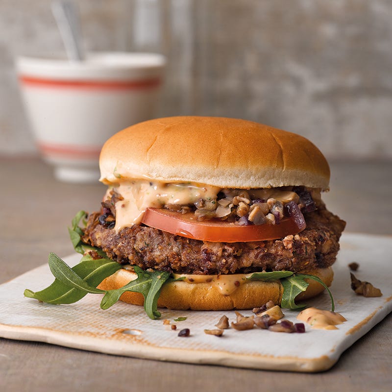 Foto van Bonen-champignonburgers door WW