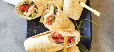 Mini-tortillas saveur méditerranéenne