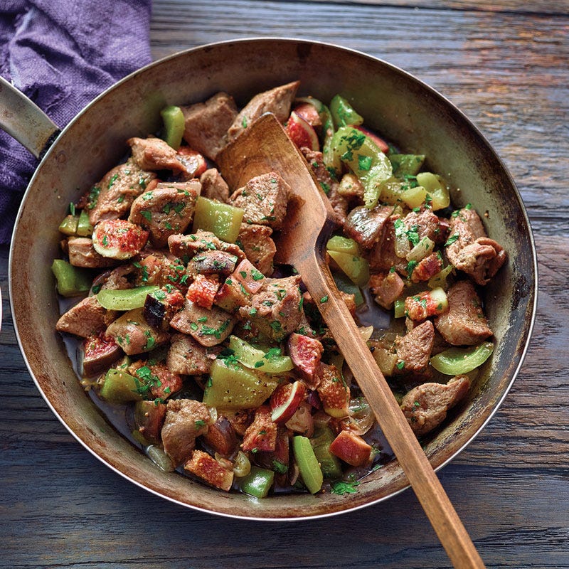 Lammfiletpfanne mit Feigen