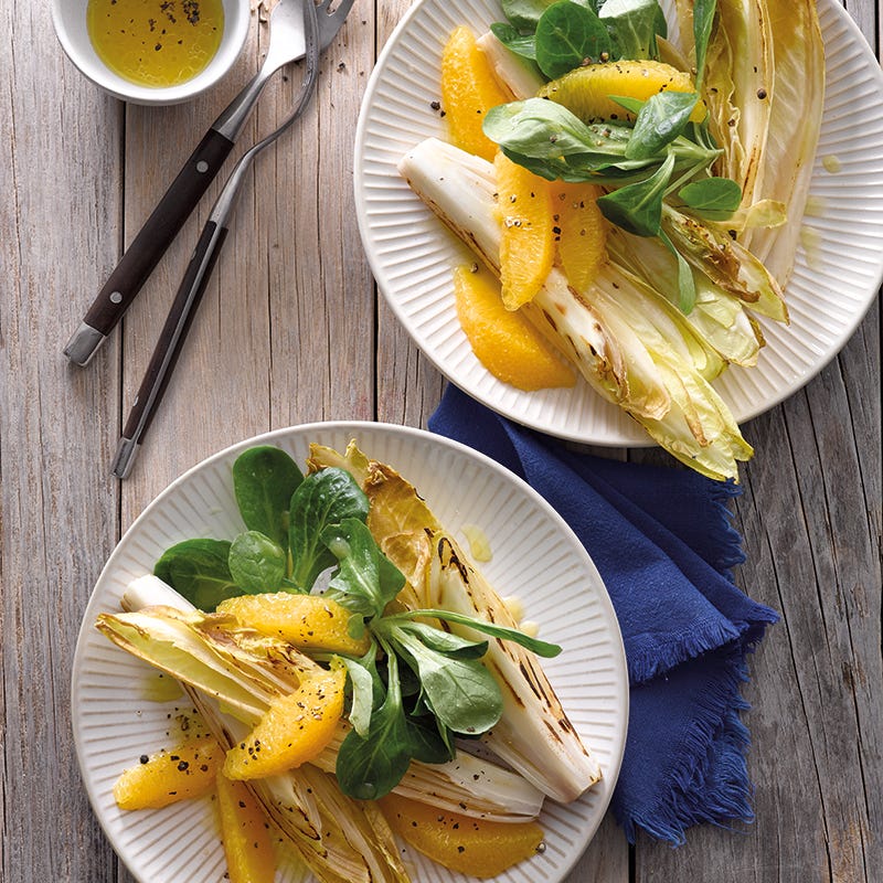Foto van Salade van geroosterde witlof met sinaasappel door WW