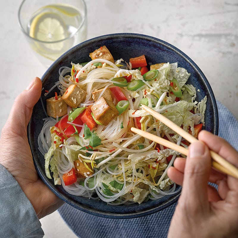 Foto van Glasnoedelsalade met sesamtofu door WW