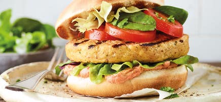 Burger oriental aux falafels