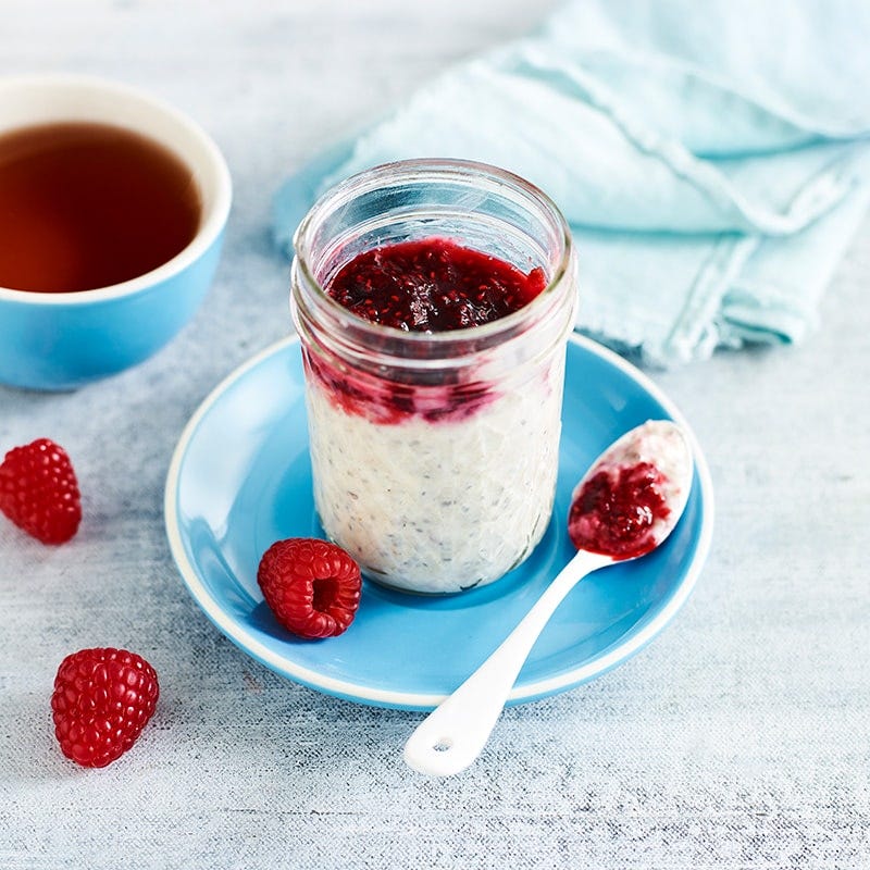 Photo of Raspberry cheesecake overnight oats by WW
