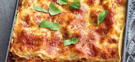 Lasagne Bolognese mit Gemüse