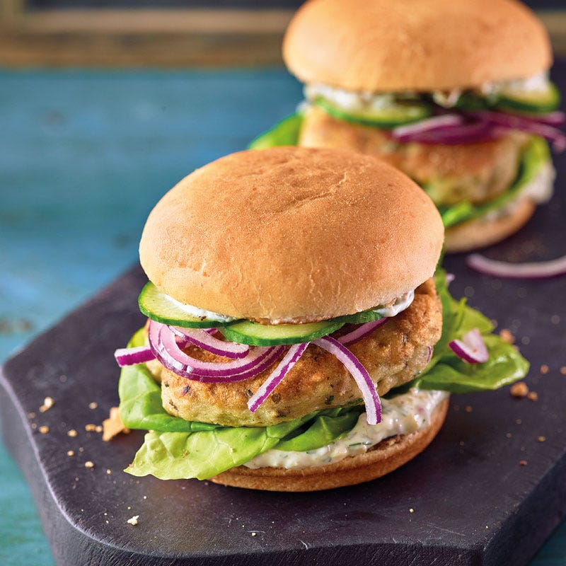 Fischburger mit Remoulade