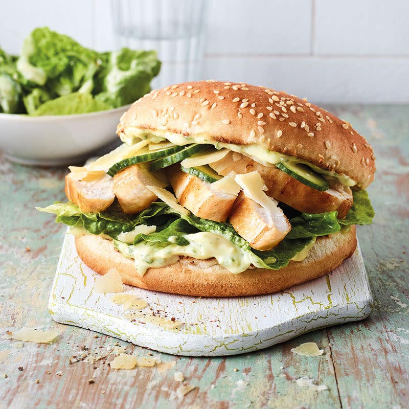 Caesar-Chicken-Burger