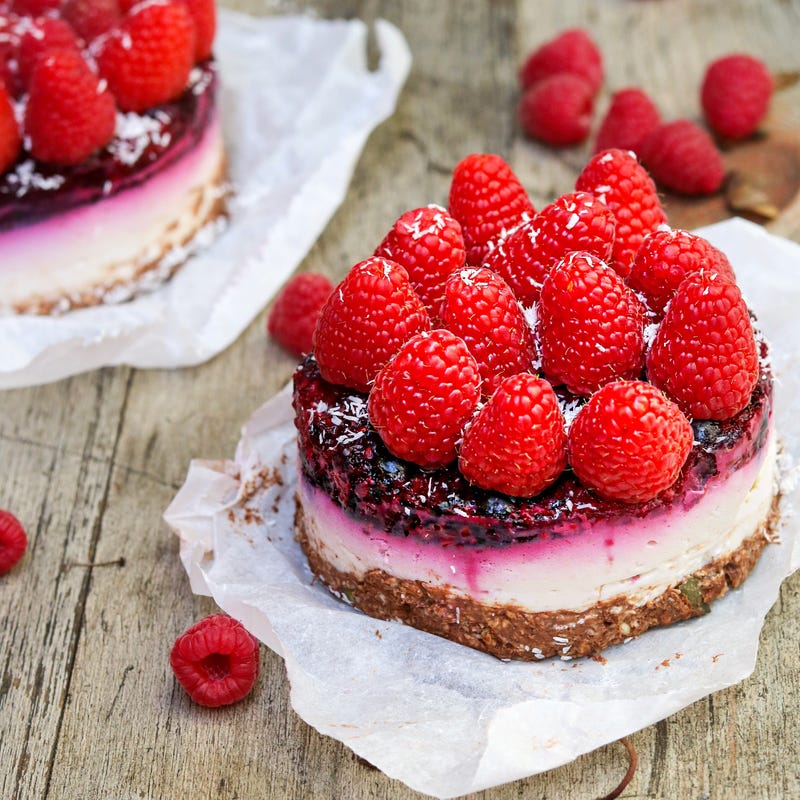 Foto van Fris frambozen ontbijttaartje, Oh My Pie door WW