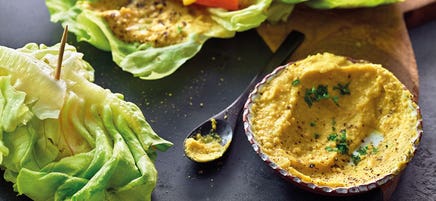 Salatwraps mit Gemüse