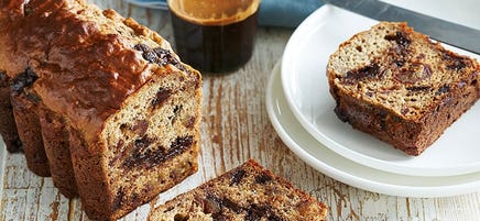 Banana choc-chip loaf