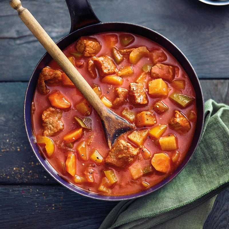 Würzige Gulaschsuppe