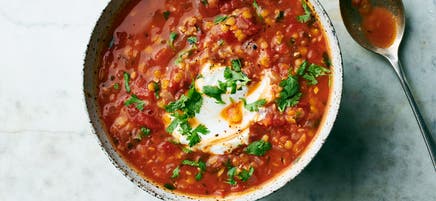 Red Lentil Soup with Coriander & Cumin