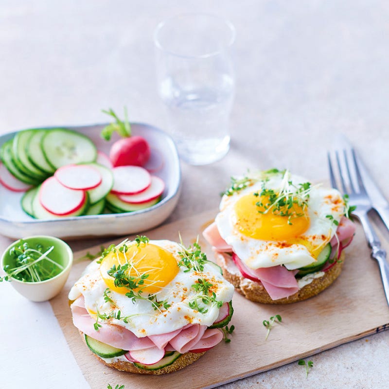 Foto van Broodje met spiegelei door WW