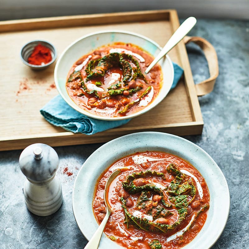 Photo of Smoky borlotti bean soup by WW