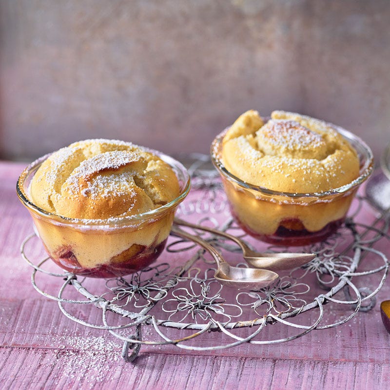 Zwetschgen-Soufflé