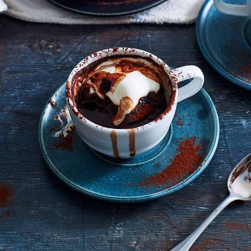 Flourless chocolate puddings