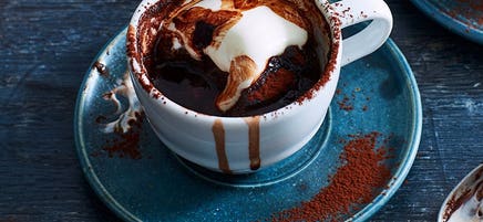 Flourless chocolate puddings