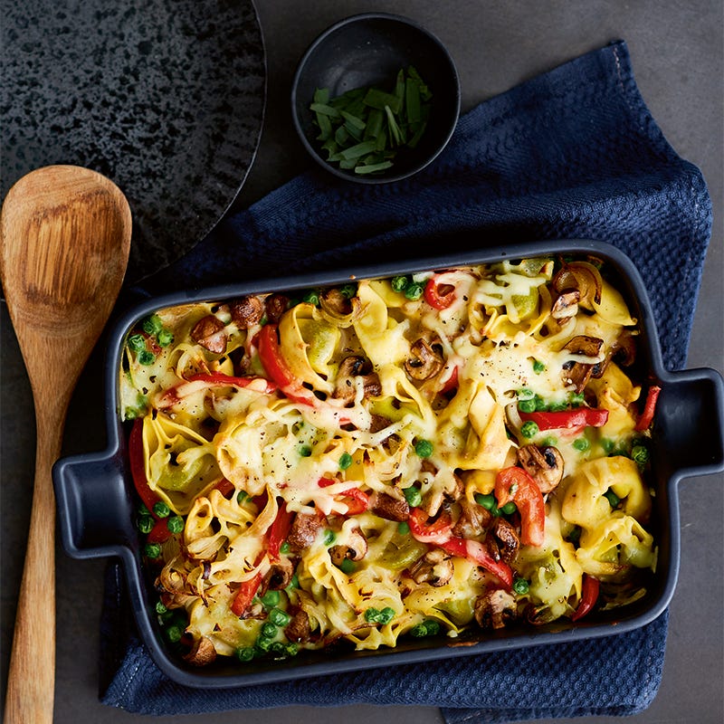 Foto van Gegratineerde pasta met groenten door WW