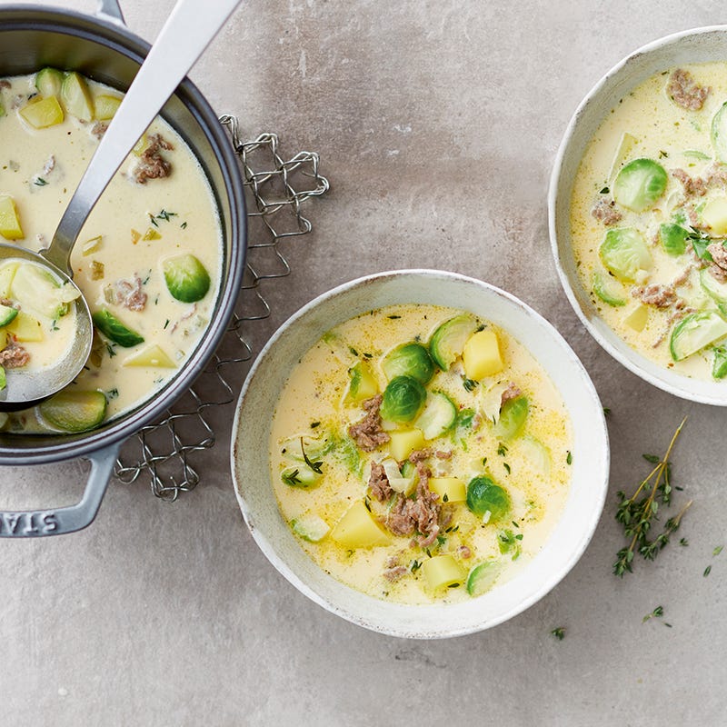 Photo de Potage de choux de Bruxelles à l’américain prise par WW