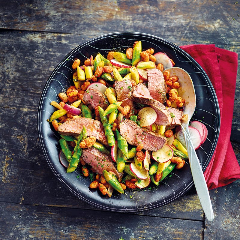 Photo de Bifteck et salade de haricots prise par WW