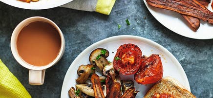 Vegan fry-up