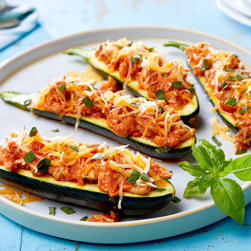 Photo of Chicken zucchini boats by WW