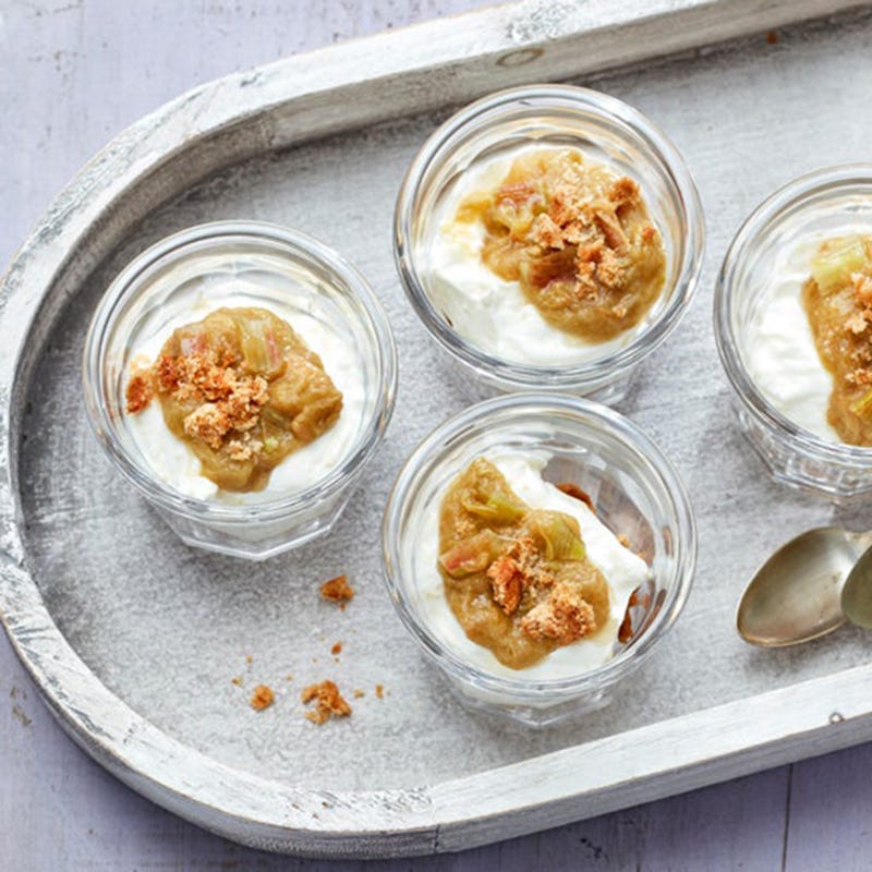 Rhabarber-Quark-Trifle