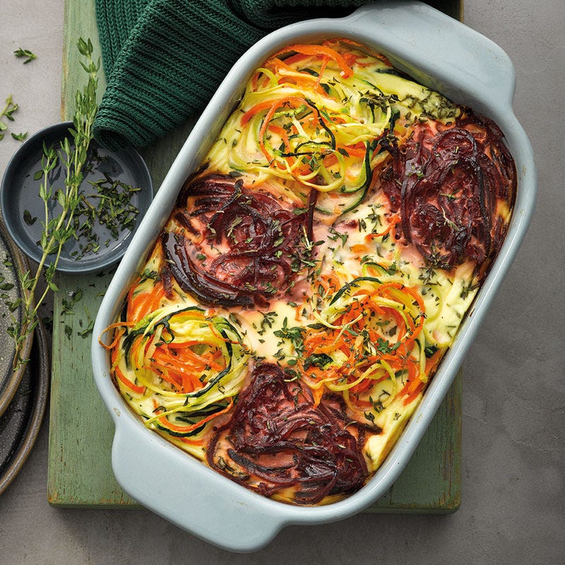 Bunter Gemüsenudelauflauf