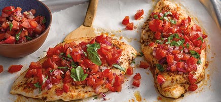 Hähnchenbruschetta