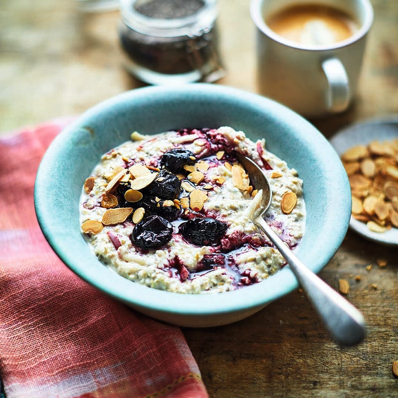 Photo of Cherry Bakewell Bircher muesli by WW