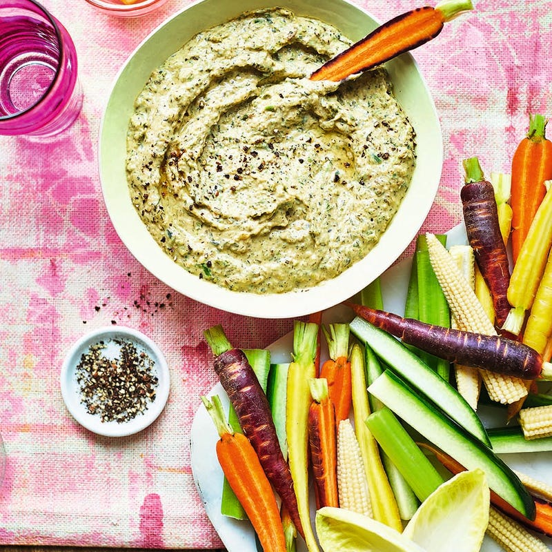 Photo of Roasted broccoli houmous with crudités by WW