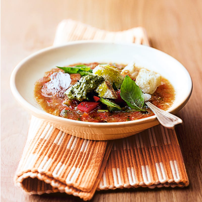 Photo de/du Gaspacho de légumes au pesto par WW