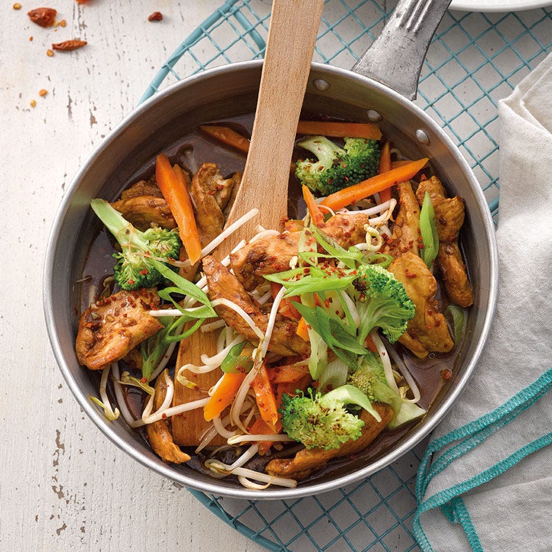 Teriyaki-Hähnchen mit Broccoli