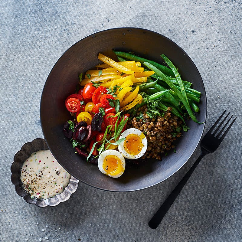 Photo of French Lentil Bowl with Creamy Mustard Vinaigrette by WW