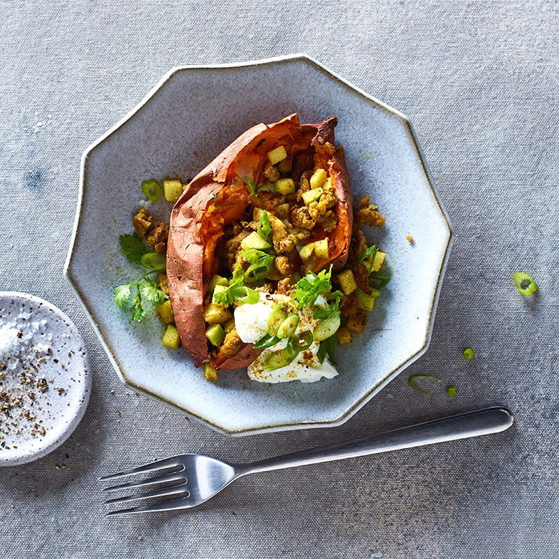 Photo de Patate douce à la dinde au curry par WW