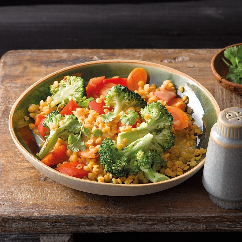 Linsen-Broccoli-Pfanne