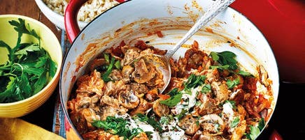 Mushroom stroganoff