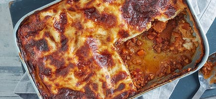 Beef and pumpkin 'lasagne'