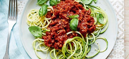 Zoodle bolognese