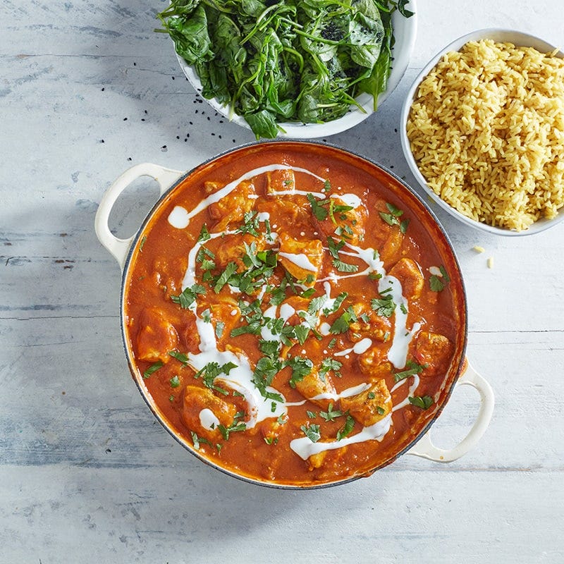 Butter style chicken curry