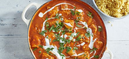 Butter style chicken curry