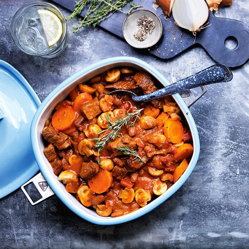 Provencal beef slow cooker stew